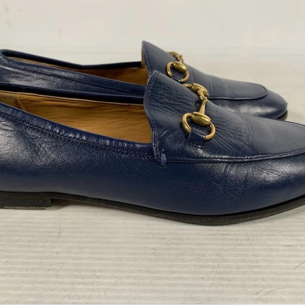 Gucci Jordaan Navy loafers 36